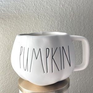 Rae Dunn by Magenta Pumpkin Shaped Mug